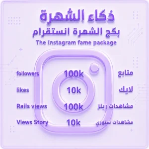 بكج الشهرة انستقرام